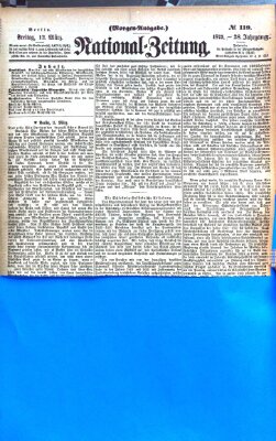 Nationalzeitung Freitag 12. März 1875