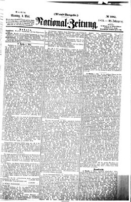 Nationalzeitung Montag 3. Mai 1875