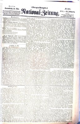 Nationalzeitung Samstag 22. Mai 1875
