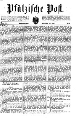 Pfälzische Post Dienstag 25. Mai 1875