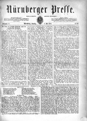 Nürnberger Presse Samstag 8. Mai 1875