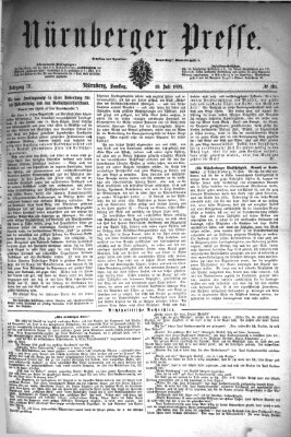 Nürnberger Presse Samstag 10. Juli 1875