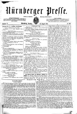 Nürnberger Presse Dienstag 24. August 1875