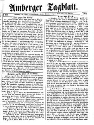 Amberger Tagblatt Samstag 12. Juni 1875
