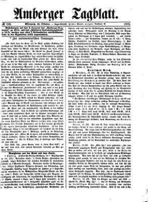 Amberger Tagblatt Mittwoch 13. Oktober 1875