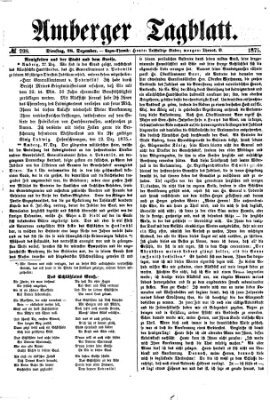 Amberger Tagblatt Dienstag 28. Dezember 1875