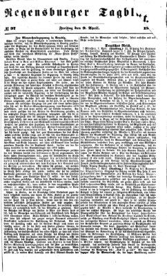 Regensburger Tagblatt Freitag 9. April 1875