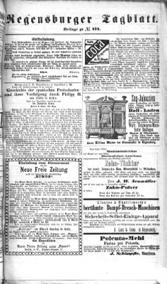 Regensburger Tagblatt Donnerstag 24. Juni 1875
