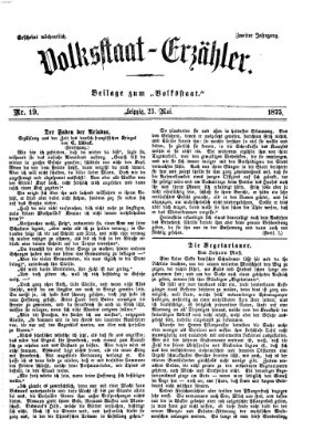 Volksstaat-Erzähler (Der Volksstaat) Sonntag 23. Mai 1875