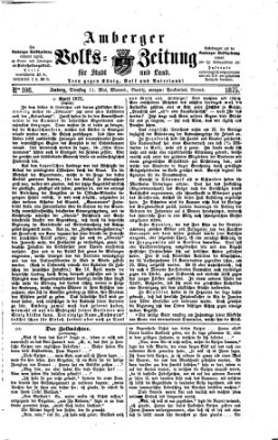 Amberger Volks-Zeitung für Stadt und Land Dienstag 11. Mai 1875