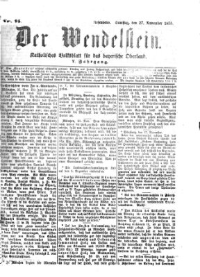 Wendelstein Samstag 27. November 1875