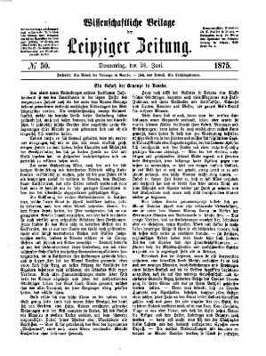 Leipziger Zeitung Donnerstag 24. Juni 1875