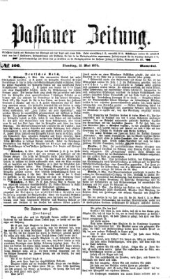 Passauer Zeitung Dienstag 11. Mai 1875