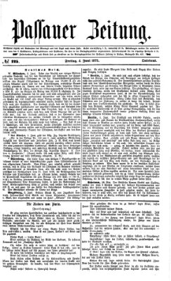 Passauer Zeitung Freitag 4. Juni 1875