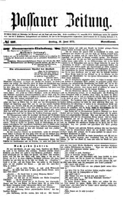 Passauer Zeitung Freitag 18. Juni 1875