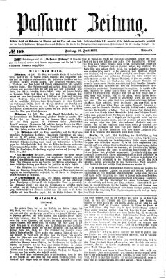 Passauer Zeitung Freitag 16. Juli 1875