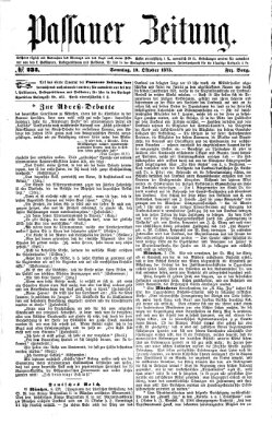 Passauer Zeitung Sonntag 10. Oktober 1875