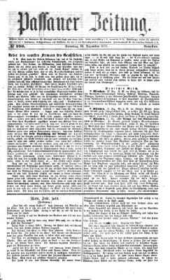Passauer Zeitung Sonntag 19. Dezember 1875