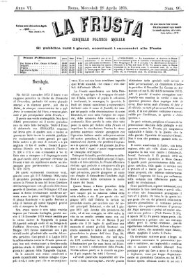 La frusta Mittwoch 28. April 1875