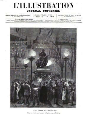 L' illustration Samstag 19. Juni 1875