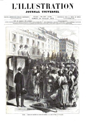 L' illustration Samstag 24. Juli 1875