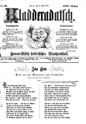 Kladderadatsch Sonntag 30. Mai 1875
