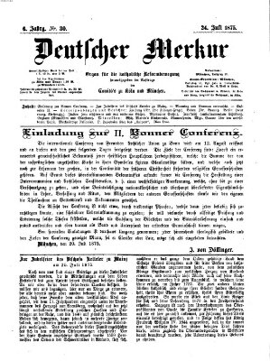 Deutscher Merkur Samstag 24. Juli 1875