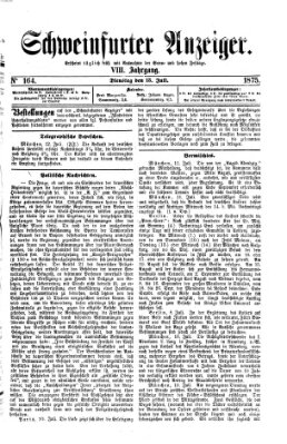 Schweinfurter Anzeiger Dienstag 13. Juli 1875
