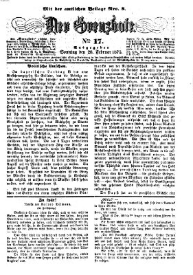 Der Grenzbote Sonntag 28. Februar 1875