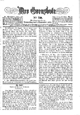 Der Grenzbote Donnerstag 2. September 1875