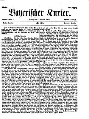 Bayerischer Kurier Freitag 5. Februar 1875