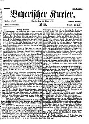 Bayerischer Kurier Dienstag 23. März 1875