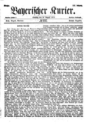 Bayerischer Kurier Samstag 28. August 1875