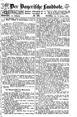 Der Bayerische Landbote Dienstag 16. Februar 1875