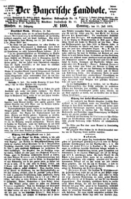 Der Bayerische Landbote Sonntag 11. Juli 1875