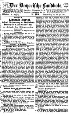 Der Bayerische Landbote Donnerstag 22. Juli 1875