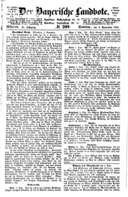 Der Bayerische Landbote Sonntag 5. September 1875