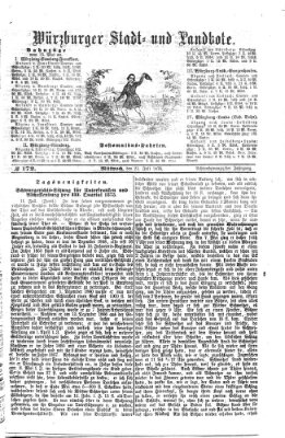 Würzburger Stadt- und Landbote Mittwoch 21. Juli 1875