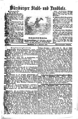 Würzburger Stadt- und Landbote Mittwoch 8. September 1875