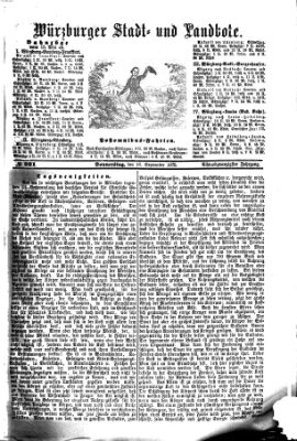 Würzburger Stadt- und Landbote Donnerstag 16. September 1875