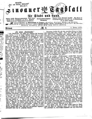 Lindauer Tagblatt für Stadt und Land Mittwoch 6. Januar 1875