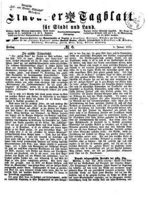 Lindauer Tagblatt für Stadt und Land Freitag 8. Januar 1875