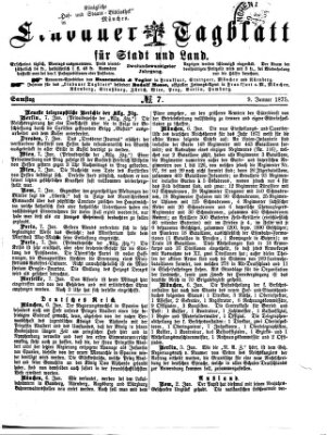 Lindauer Tagblatt für Stadt und Land Samstag 9. Januar 1875