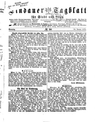 Lindauer Tagblatt für Stadt und Land Sonntag 24. Januar 1875