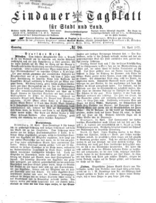 Lindauer Tagblatt für Stadt und Land Sonntag 18. April 1875