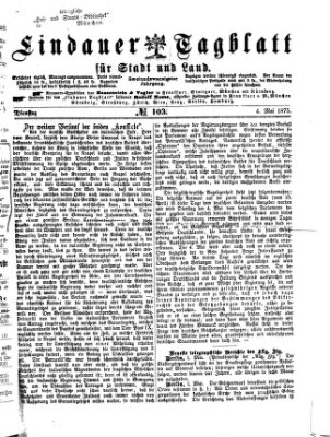 Lindauer Tagblatt für Stadt und Land Dienstag 4. Mai 1875