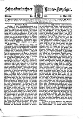 Schwabmünchner Tages-Anzeiger Dienstag 11. Mai 1875