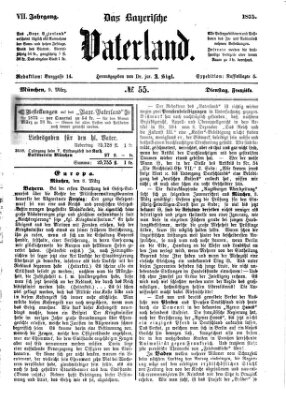 Das bayerische Vaterland Dienstag 9. März 1875
