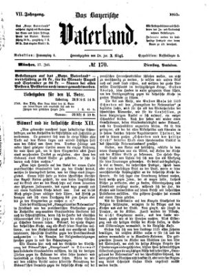 Das bayerische Vaterland Dienstag 27. Juli 1875