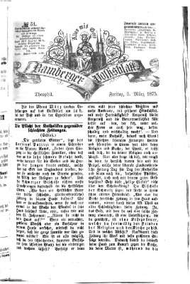 Bamberger Volksblatt Freitag 5. März 1875